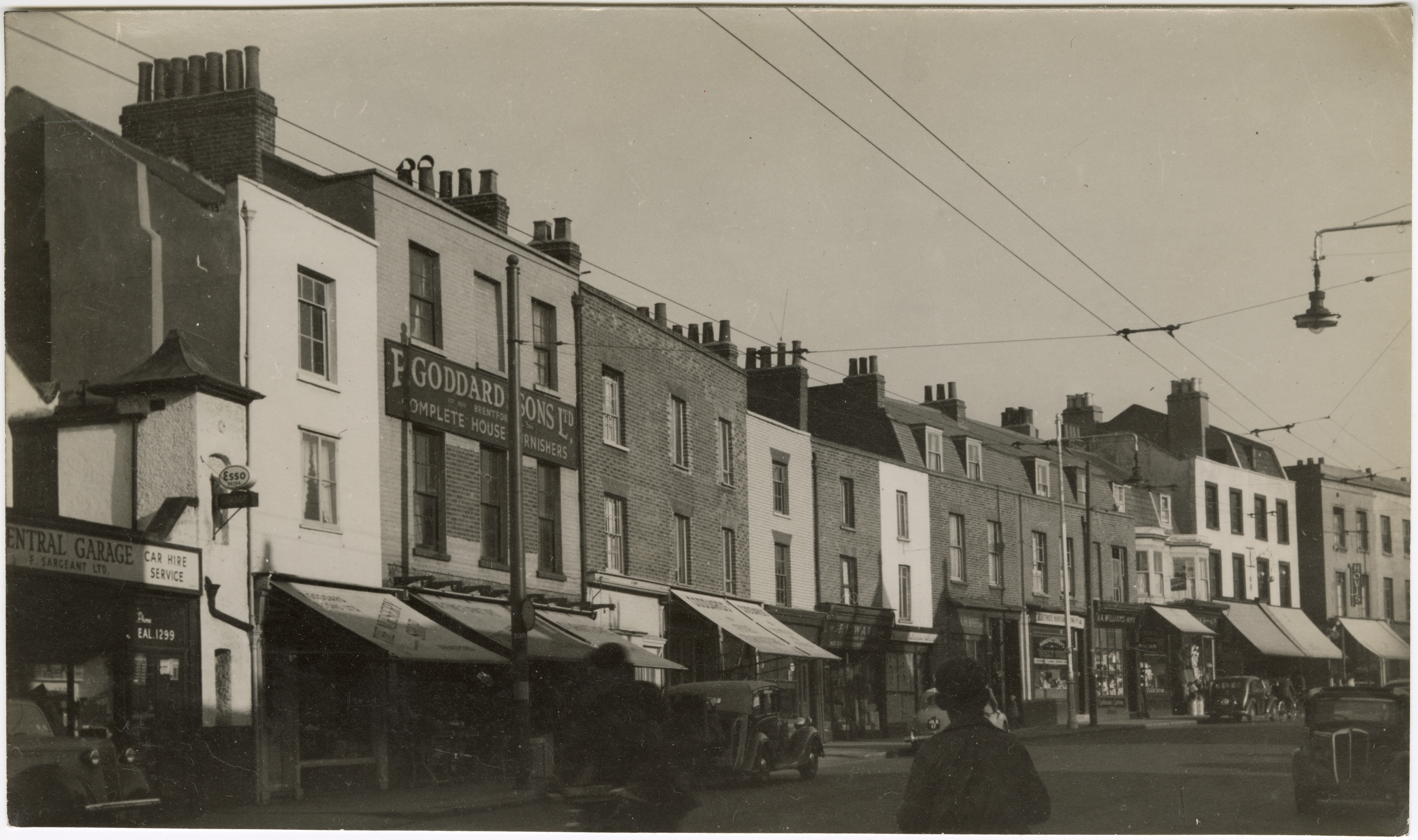 1950S 60s 275 high street brentford view from west holman hounslow local studies archive