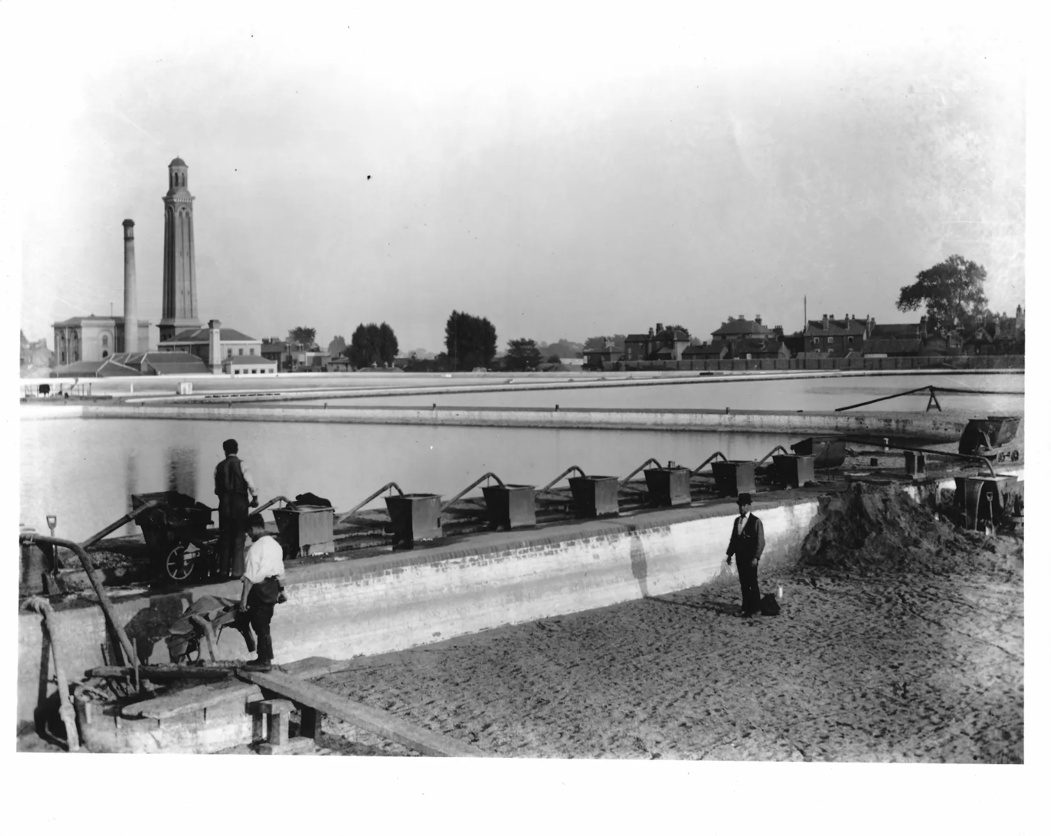 Kew bridge waterworks view a 90 by permission of lmwands