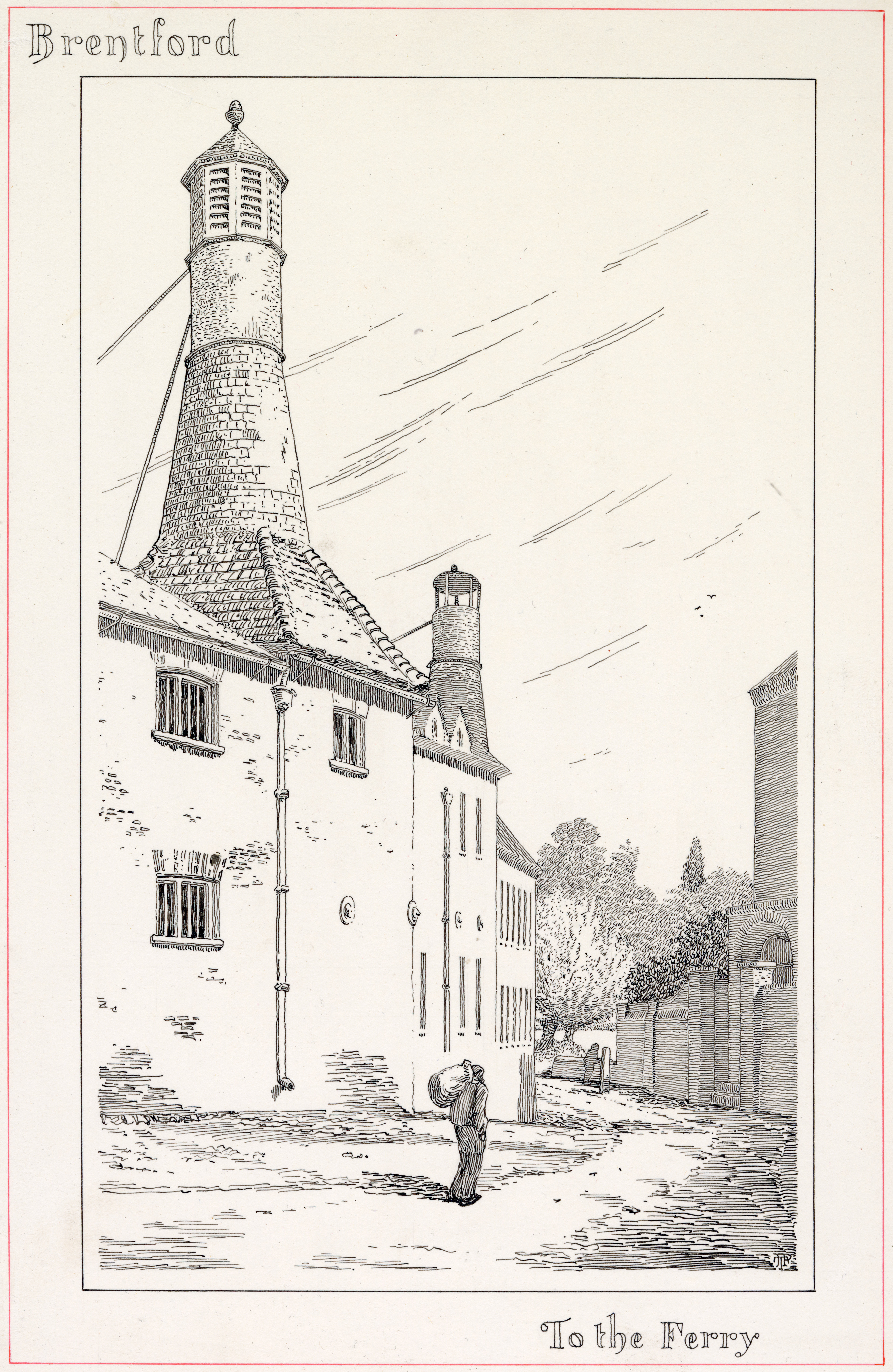 1905 Ferry lane john tavenor perry drawing hounslow local studies archive