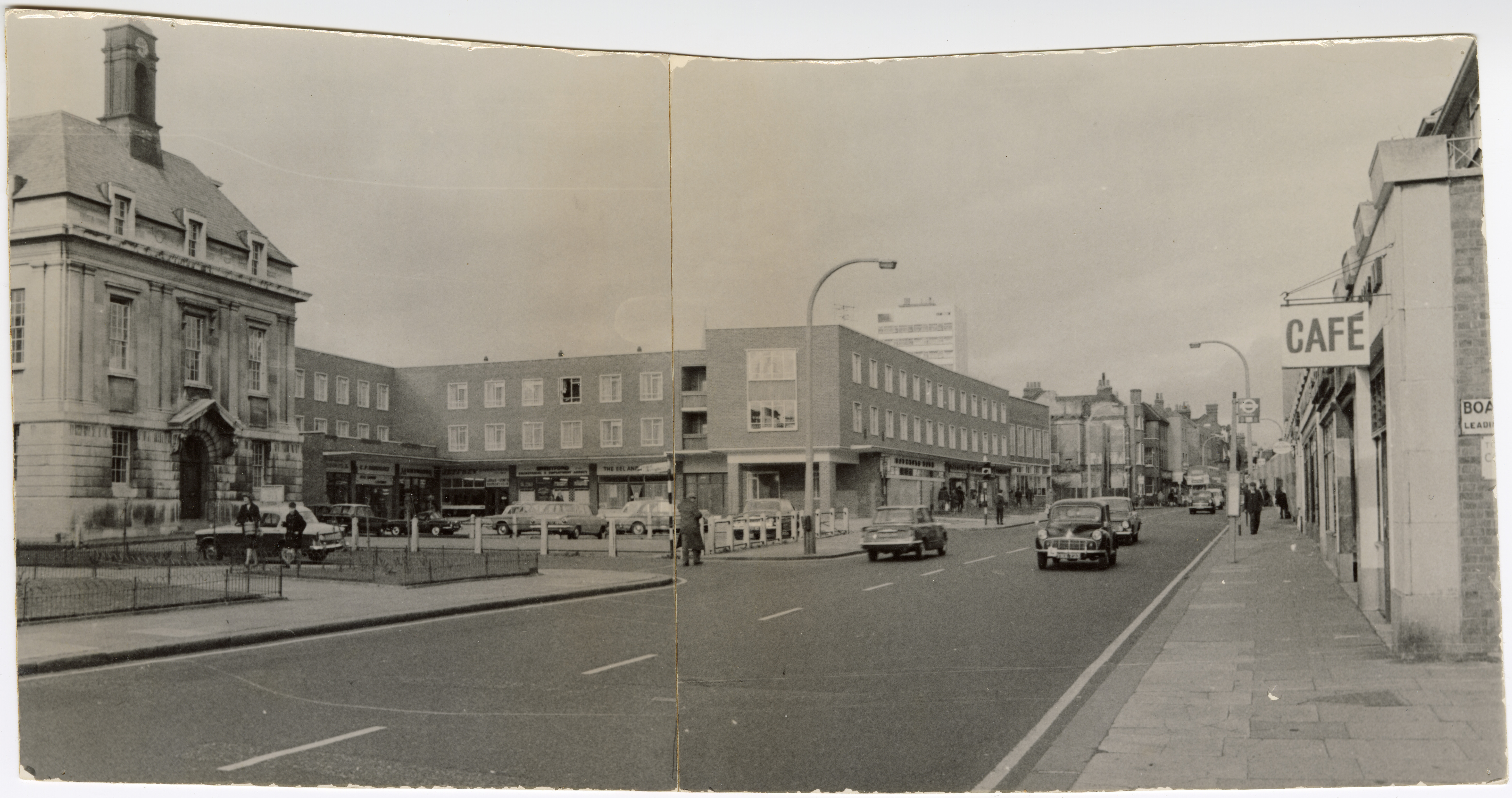 By the early 1960s the view east shows both new parades hounslow local studies archive