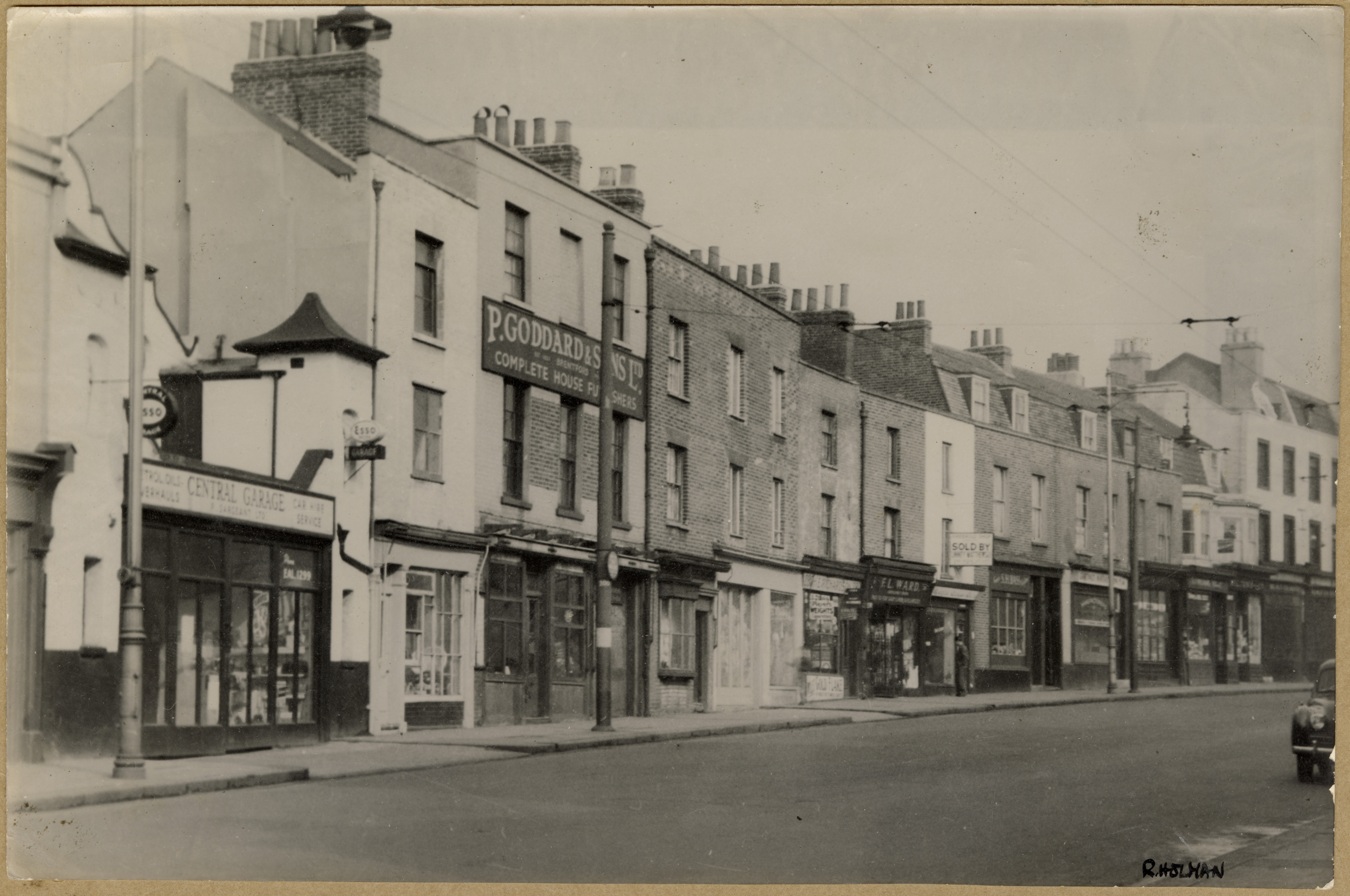 1950S 60s 275 288 high street brentford view from west by holman hounslow local studies archive