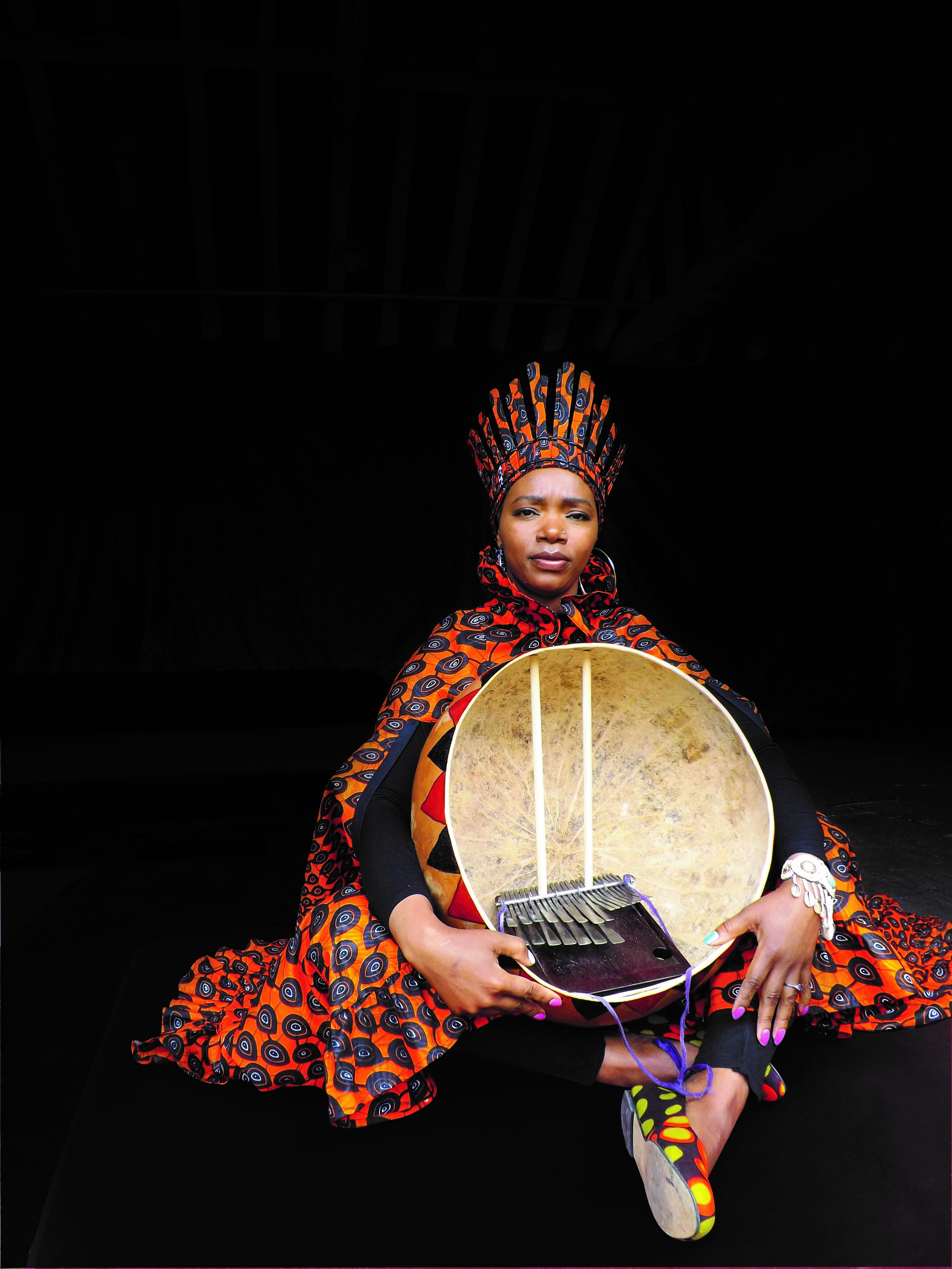 Image of Anna Mudeka, musician and theatre maker of music and stories rooted in the continent of Africa.