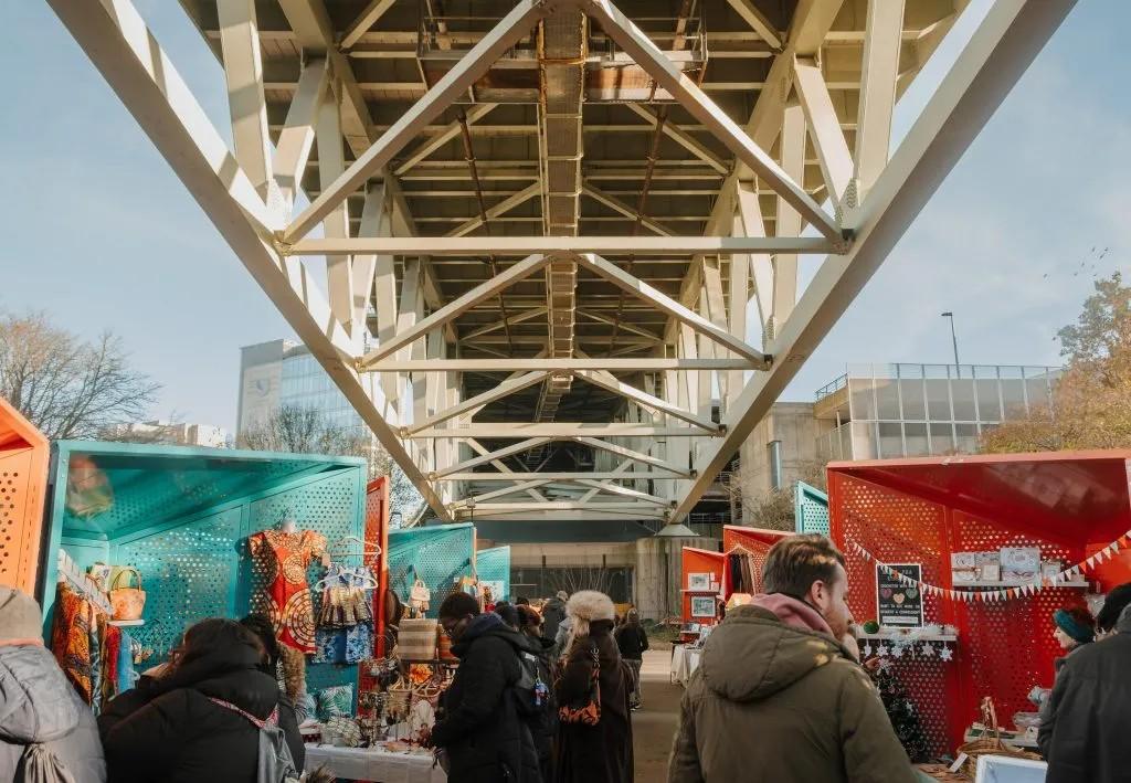 Image of people at Boston Manor Market