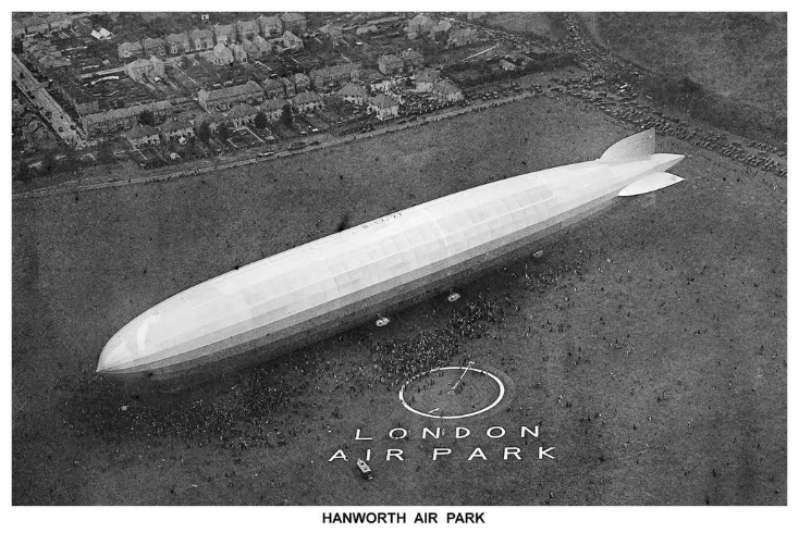 Hanworth Air Park, Greff zepelin 1930